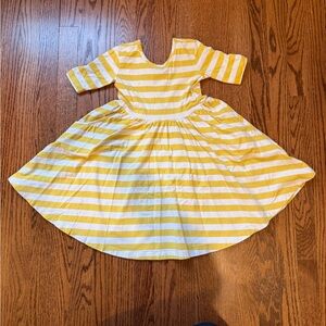 Hanna Andersson Striped Twirl Dress Sz 5 | Free with Bundle